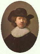 REMBRANDT Harmenszoon van Rijn Rembrandt in 1632, when he was enjoying great success as a fashionable portraitist in this style. oil painting